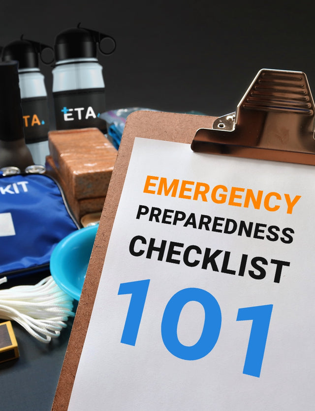 EMERGENCY PREPAREDNESS CHECKLIST 101